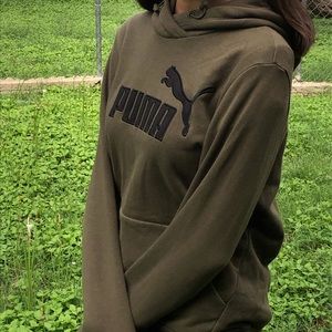 Puma Olive Green Women’s Hoodie